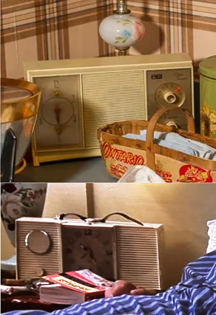 Clock radio from Mad Men.